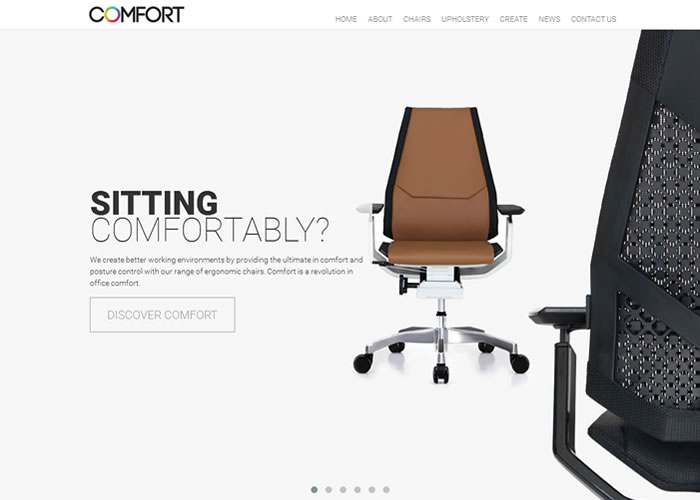 Website Design Glasgow - Comfort Seating Europe